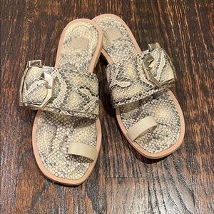 Louise et Cie Snake Print Sandals